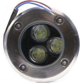 تصویر چراغ دفنی گرد 1*3 وات LED کد 1102 