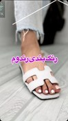 تصویر صندل زنانه مدل هرمس چرم مصنوعی سایز ۳۷ تا ۴۰ 