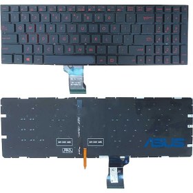 تصویر کیبورد لپ تاپ ASUS ROG G502 / G502V 