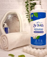 تصویر شامپو ST Ives سری کراتین و کلاژن 