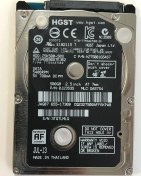 تصویر هارد لپ‌تاپی اورجینال HGST اپل ۵۰۰ گیگ مدل HTS545050A7E362 – سازگار با PS4، PS3، MacBook و Xbox 