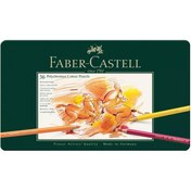 تصویر مداد رنگی ۳۶ رنگ پلی کروم فابرکاستل Faber_castell polychoromos 36 color pencil