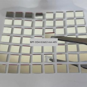 تصویر فیلتر بندپس 400 نانومتر مربعی با ابعاد 8x8 mm² 