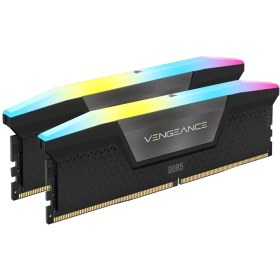 تصویر حافظه رم دسکتاپ دو کاناله Corsair مدل VENGEANCE RGB 32GB 5600 