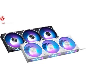 تصویر فن کیس MSI MPG EZ120 ARGB White 