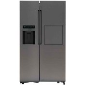 تصویر یخچال فریزر ساید بای ساید اسنوا 27 فوت سری هارمونی مدل S1Di-M200-S Snowa S1Di-M200-S Side By Side Refrigerator