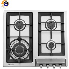 تصویر گاز استیل البرز مدل S-4655i استیل Steel Alborz Plate Gas Stove S4655 i Model