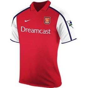 تصویر پیراهن کلاسیک آرسنال Arsenal 2000 Retro Home Kit Jersey 
