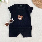 تصویر رامپر پسرانه مشکی سایز ۳ تا ۶ ماه 