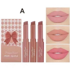 تصویر پک رژ لب جامد پیچی ۳ عددی دراگون رانی 