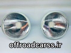 تصویر چراغ جلو 7 اینچ گرد جیپ و پاترول و لندرور(بسته 2 عددی) گرد 7 اینچ(بسته 2 عددی)