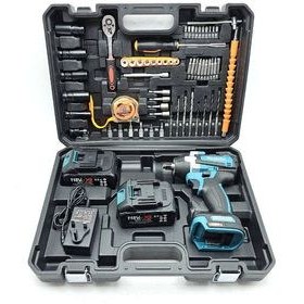 تصویر مجموعه 55 عددی آچار بکس شارژی ماکیتا مدل MAKITA-118V 