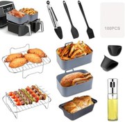 Air Fryer Accessories Ninja Foodi AF300UK, AF400UK & 7.6L-9.5L or  Larger 12 PCS