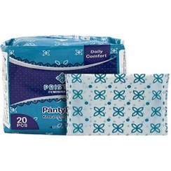 تصویر پد روزانه خیلی نازک سایز متوسط پریستیو 20 عددی PRISTIVE ULTRA-THIN PANTYLINER, MEDIUM, 20 PCS