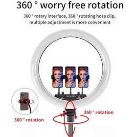 تصویر رینگ لایت RGB مدل MJ56 (بدون پایه) گارانتی 1ماهه ارسال سریع 