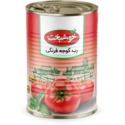 تصویر رب گوجه فرنگي قوطي 400 گرم خوشبخت 