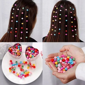 تصویر مهره مو رنگی 