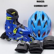 تصویر اسکیت کفشی کودک روسز مدل Orlando 3 رنگ آبی 