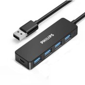 تصویر هاب و تبدیل USB3.0 فیلیپس مدل SWR1603C/93 USB 3.0 Hub SWR1603C/93