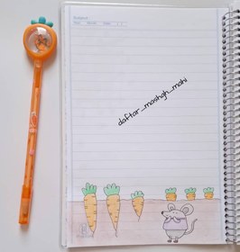 تصویر دفتر سیمی فانتزی- 40 برگ 