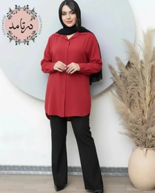 تصویر شومیز کرپ الیزه ساده 