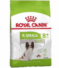 تصویر تغذیه سالم سایز XS بزرگسال 8+ وزن 1.5 کیلوگرم برند royal canin Size Health Nutrition XS Adult 8+ 1.5kg