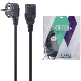 تصویر کابل برق Detex+ 3m PC 