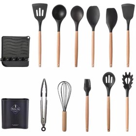 تصویر سرویس کفگیر و ملاقه ۱۳ پارچه کیچن ست مدل UNT46 