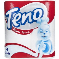 تصویر دستمال حوله کاغذی تنو بسته 2 عددی Teno Paper Towel Tissue Pack Of 2