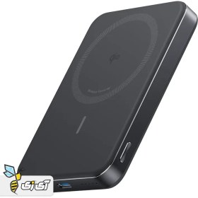تصویر پاوربانک مغناطیسی انکر مدل Anker MagGo-A1664 با ظرفیت 10000 میلی‌آمپر ساعت Anker Ultra Slim Magnetic Power Bank 10K 30W A1664