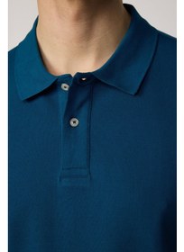 تصویر تیشرت جودون polo رنگ آبی کاربنی Carbon blue Jodon t-shirt