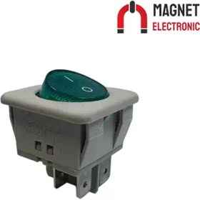 تصویر کلید راکر KCD2-10-201 Square Lighted Rocker Switch 