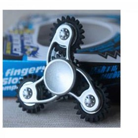 تصویر اسپینر پلاستیکی اسپینر پلاستیکی لاکچری طرح چرخ دنده - Gear Wheel Metal Fidget Spinner 