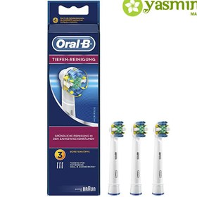 تصویر یدک مسواک برقی اورال بی مدل FLOSS ACTION بسته 3 عددی ORAL-B FLOSS ACTION REPLACEMENT HEADS 3PCS