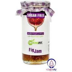 تصویر مربا انجیر بدون شکر بیلو 100 گرمی Below sugar free fig jam