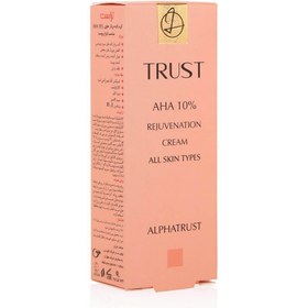 تصویر کرم لایه بردار آلفا تراست حاوی 10% AHA trust rejuvenation AHA cream