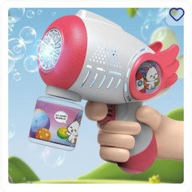 تصویر تفنگ حباب ساز چراغدار مدل اتوماتیک کد CX913 Lighted bubble gun automatic model code CX913