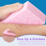 تصویر لیف جادویی اسفنجی حمام لایه بردار فوری و قوی پوست 