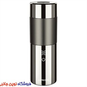 تصویر قهوه ساز شارژی لیپرسو مدل LPRJCM02SL ا LePresso Quickbrew Mini Espresso Maker with Milk Frothing Function (تک/عمده) 