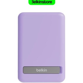 تصویر پاوربانک وایرلس بلکین مدل BPD004bt ظرفیت 5000 میلی آمپر ساعت Belkin BPD004bt 5000mah power bank