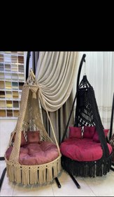 تصویر تاب ریلکسی مکرومه و شاه نشین 