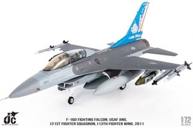 تصویر ماکت جنگنده اف 16 فالکون نیروی هوایی امریکا | Jc Wings 1:72 F16D Fighting Falcon USAF 