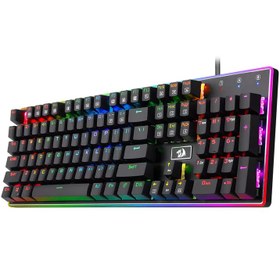 تصویر کیبورد مخصوص بازی ردراگون مدل Ratri K595 RGB Redragon Ratri K595 RGB Gaming Keyboard