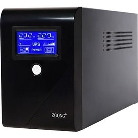 تصویر دستگاه برق اضطراری (UPS) 220 ولت 600 وات 1KV مدل Zgong Z1000 