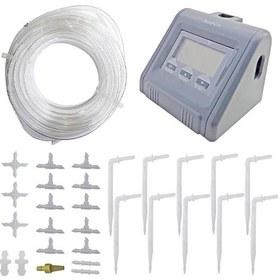تصویر مجموعه لوازم آبیاری قطره ای اتوماتیک Rainpoint مناسب گلدان 