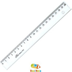 تصویر خط کش 20 سانت طلقی 