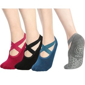 تصویر جوراب پیلاتس و یوگا 