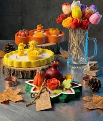 تصویر گل لاله‌ی شاخه ایی 