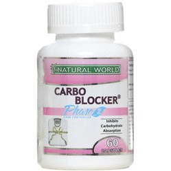 تصویر کپسول نچرال ورلد کربو بلاکر 60 عددی Natural World Carbo Blocker 60 Capsules