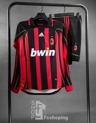 تصویر کیت آستین بلند آث میلان فصل ۲۰۰۷ با شورت کلاسیک 